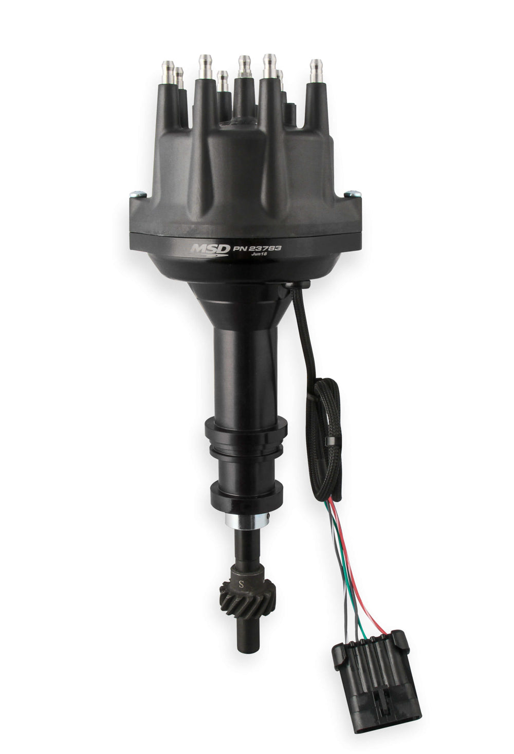 MSD Distributor Black Dual Sync Ford 351W