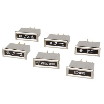 Omix-Ada Dash Indicator Light Kit 76-86 Jeep CJ7/CJ8 13319.01