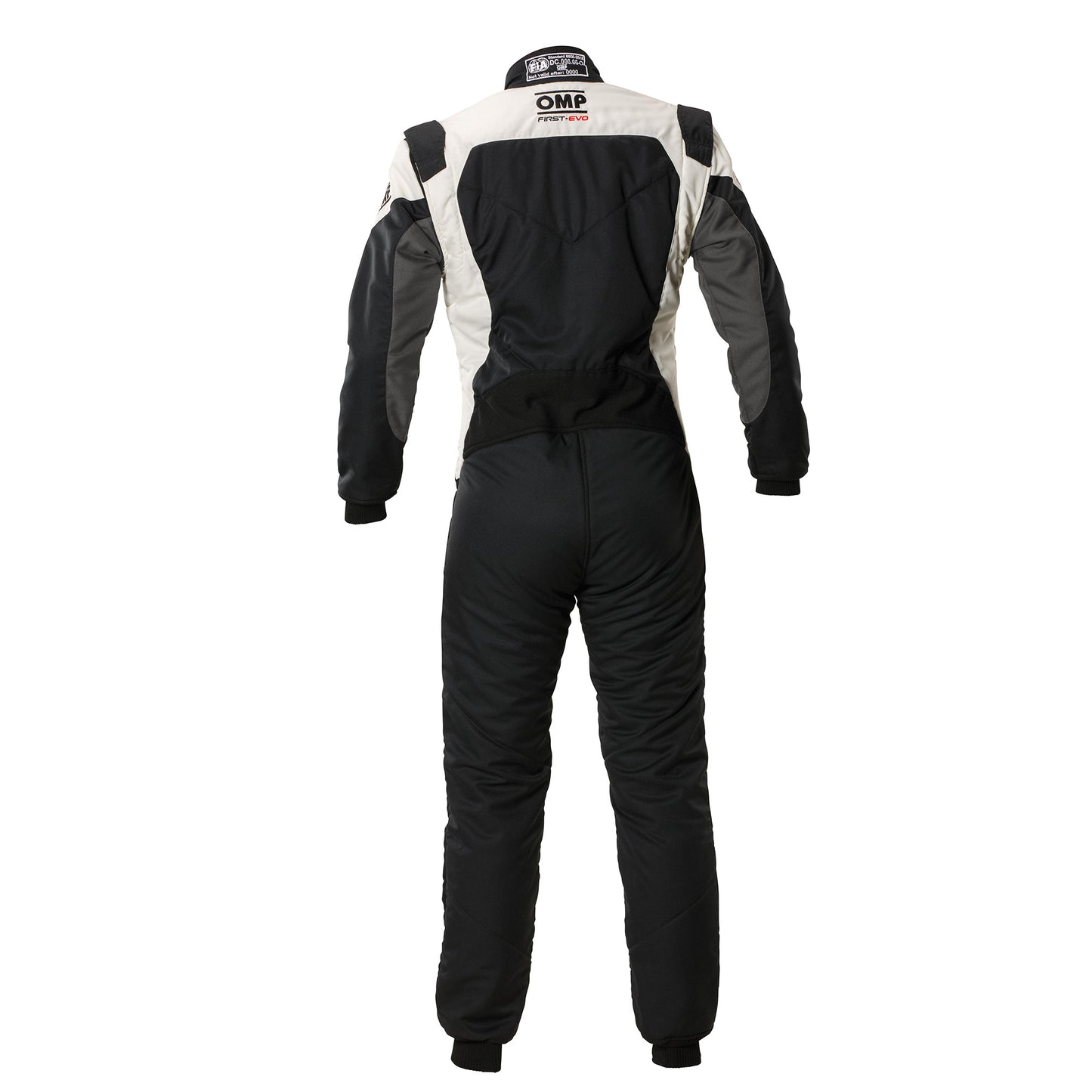 OMP First Evo Overall Driving Suit FIA (Black, back)