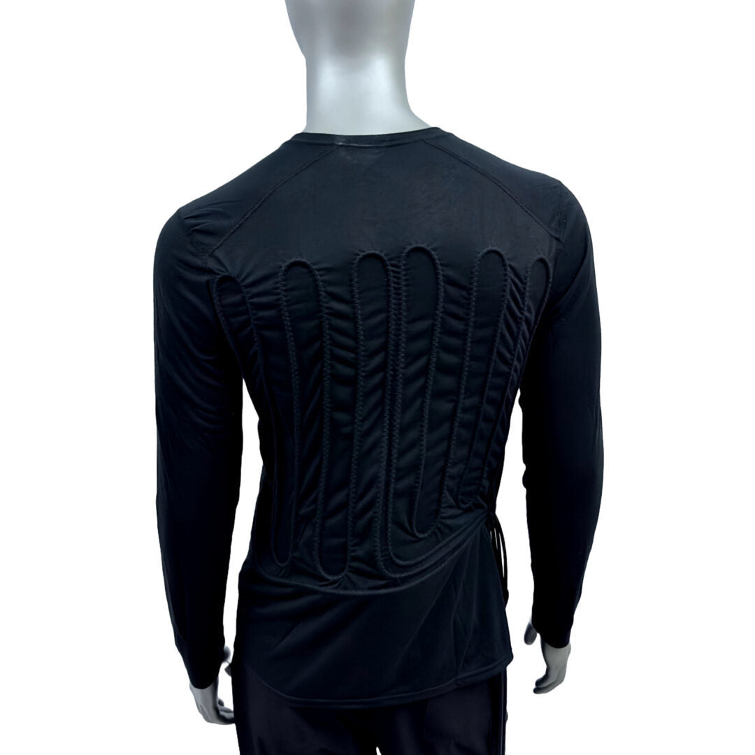 Paragon Ignite Cooling Shirt Black Left Side Exit Back