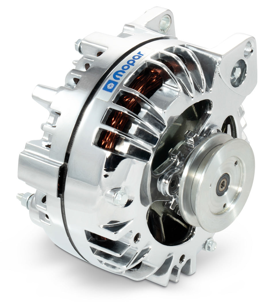 Mopar Alternator 110 Amp, Chrome Finish