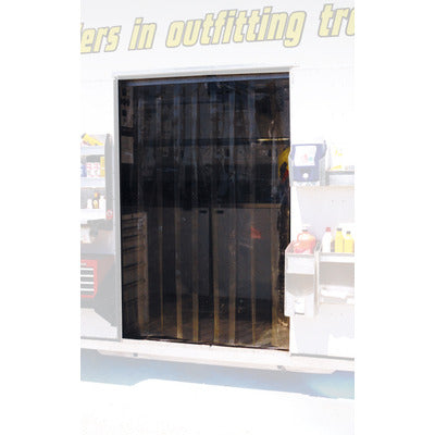 Pit-Pal Products Door Strip Vinyl 4ft x 7ft Tinted Amber TVS4X7