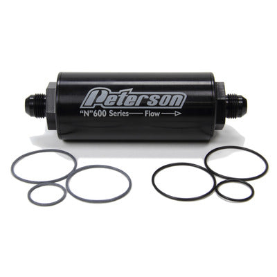 Peterson Fluid Fuel Filter -8AN 45 Mic. 09-0611