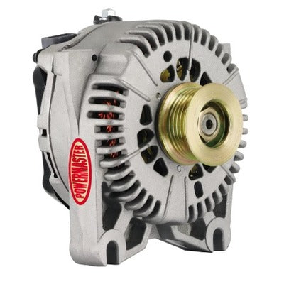 Powermaster 200 Amp Alternator Ford 4G Style Natural Finish 47781