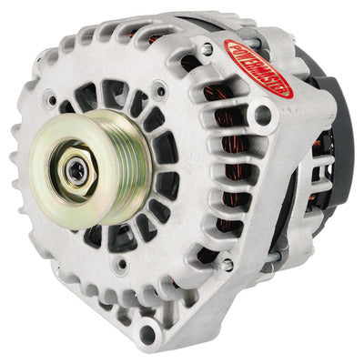 Powermaster Alternator 220 Amp GM 6-Groove Natural 482378