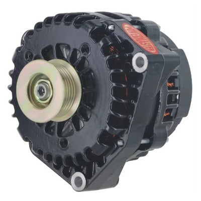 Powermaster 220 Amp Alternator GM AD 244 Style w/Black Finish 58237