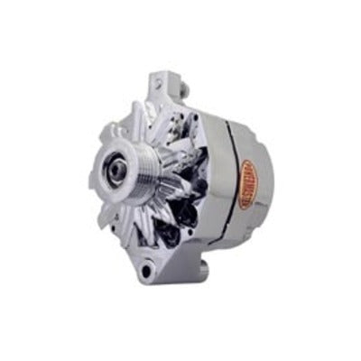 Powermaster Ford 100 Amp Chrome Alternator 8-37100