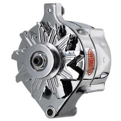 Powermaster Ford 150 Amp Alternator Chrome Finish 8-37141