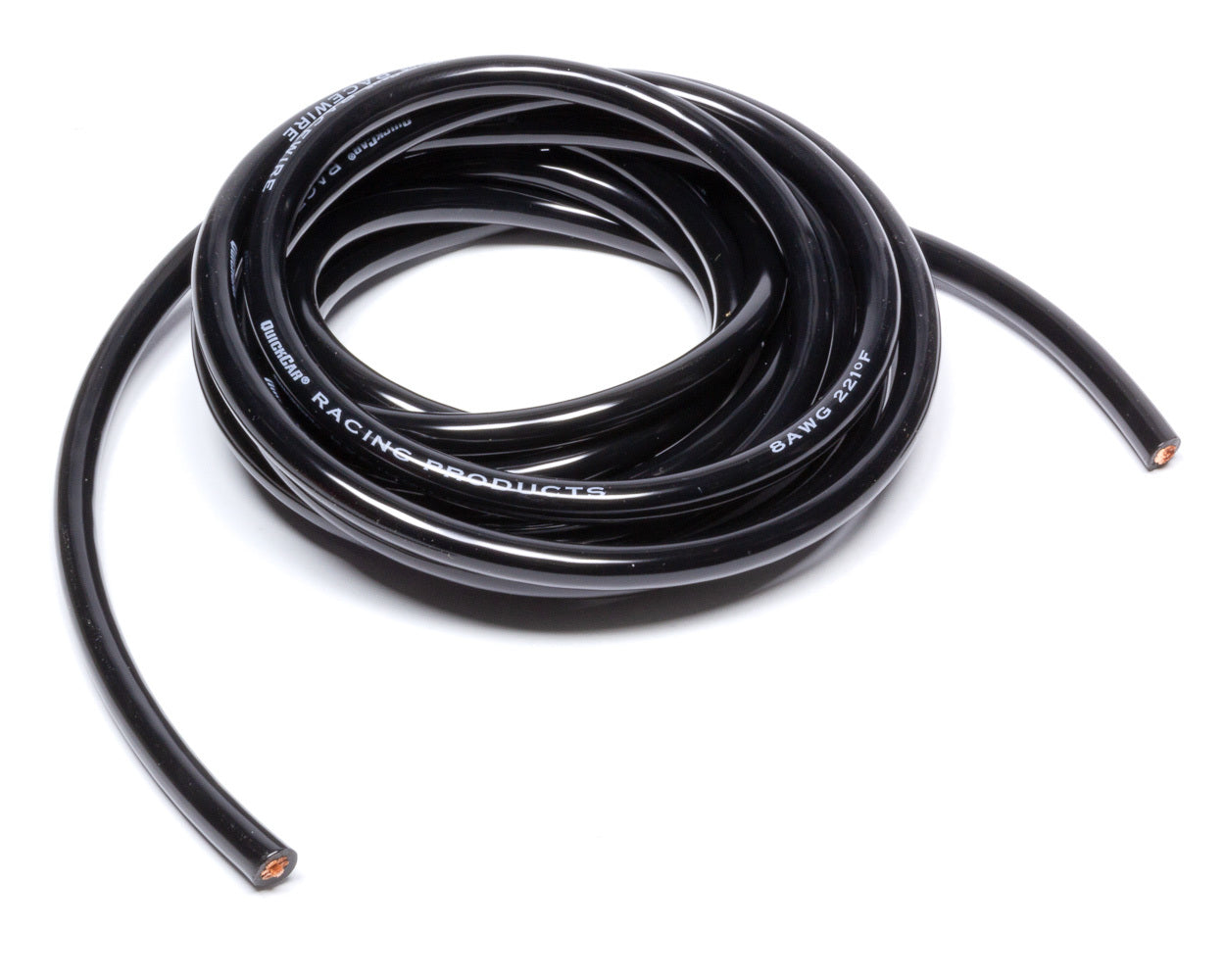 QuickCar Wire 8 Gauge Black 10' 57-2501