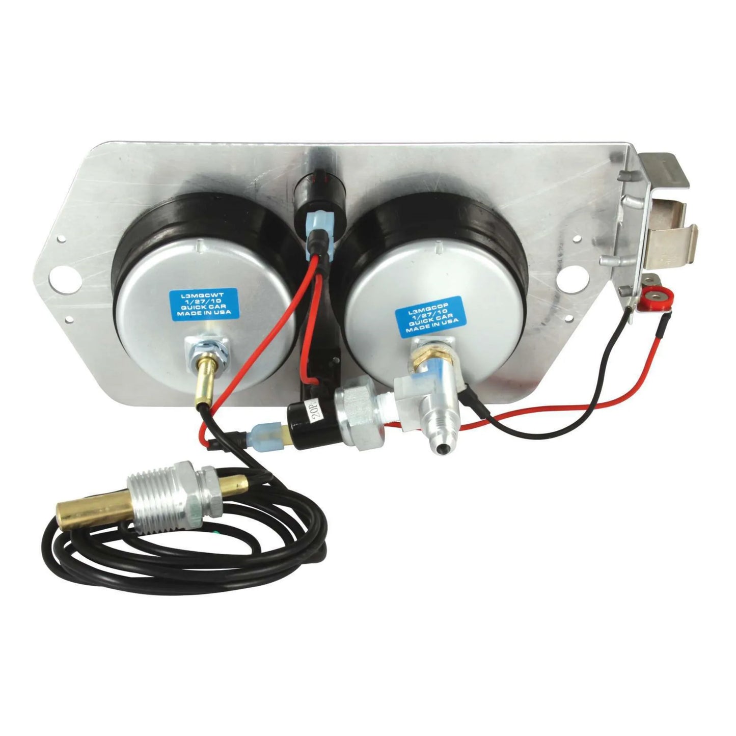 QuickCar Pro Sprint Panel, with Warning Light, part number 61-6005 (back)
