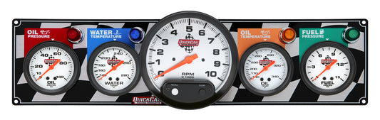 QuickCar 4 Gauge Panel w/5" Tach 61-6051