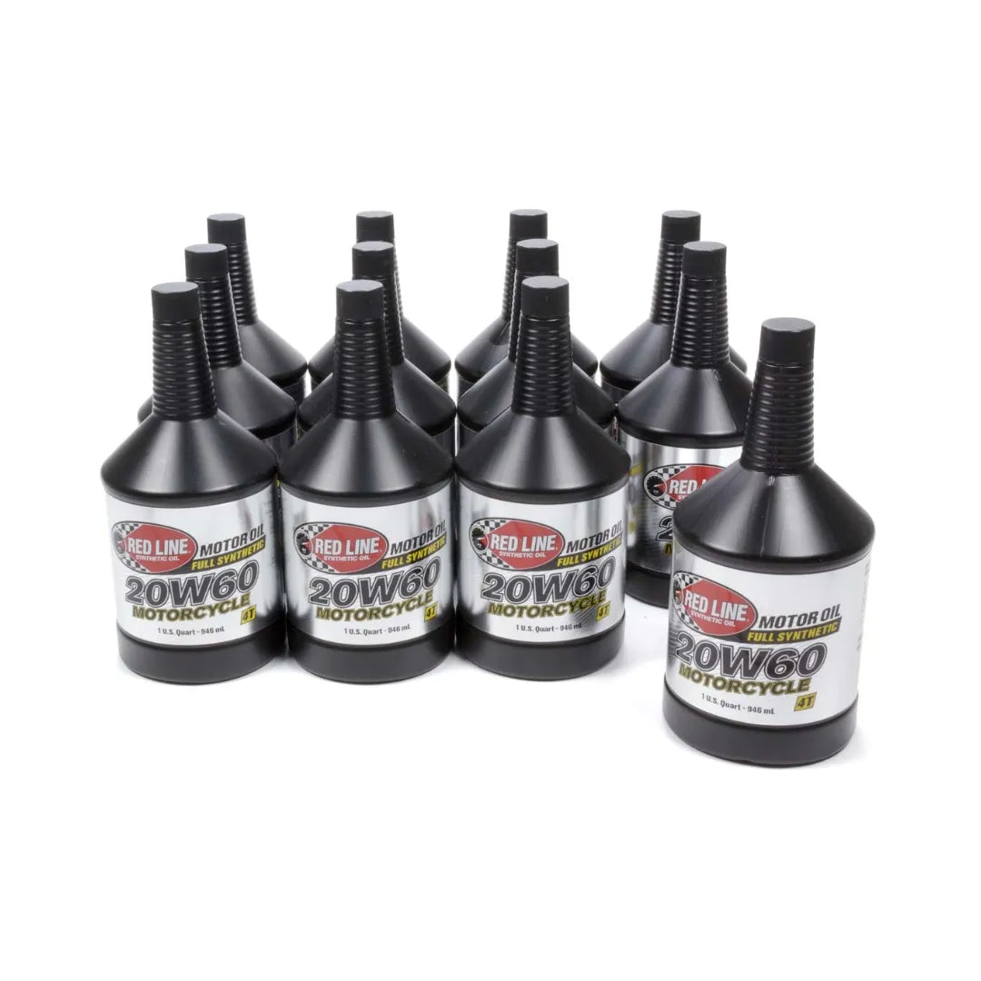 Red Line 20W60 Synthetic Motorcycle Oil 12624 (Case)