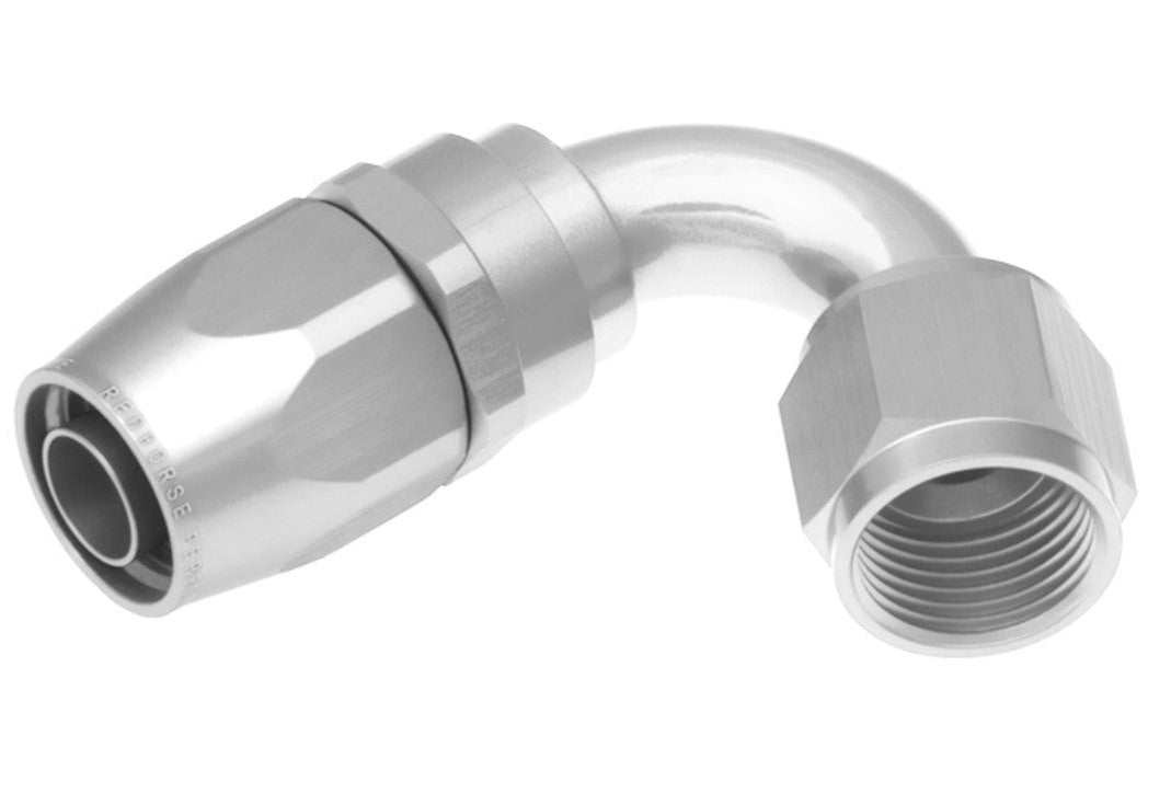 Redhorse 1120-Series 120-Degree Female Hose End (Silver)