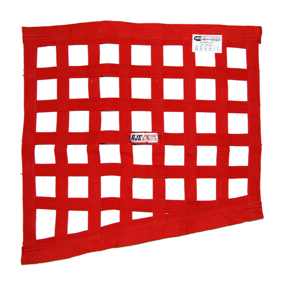 RJS Angled Drag Window Net (Red)
