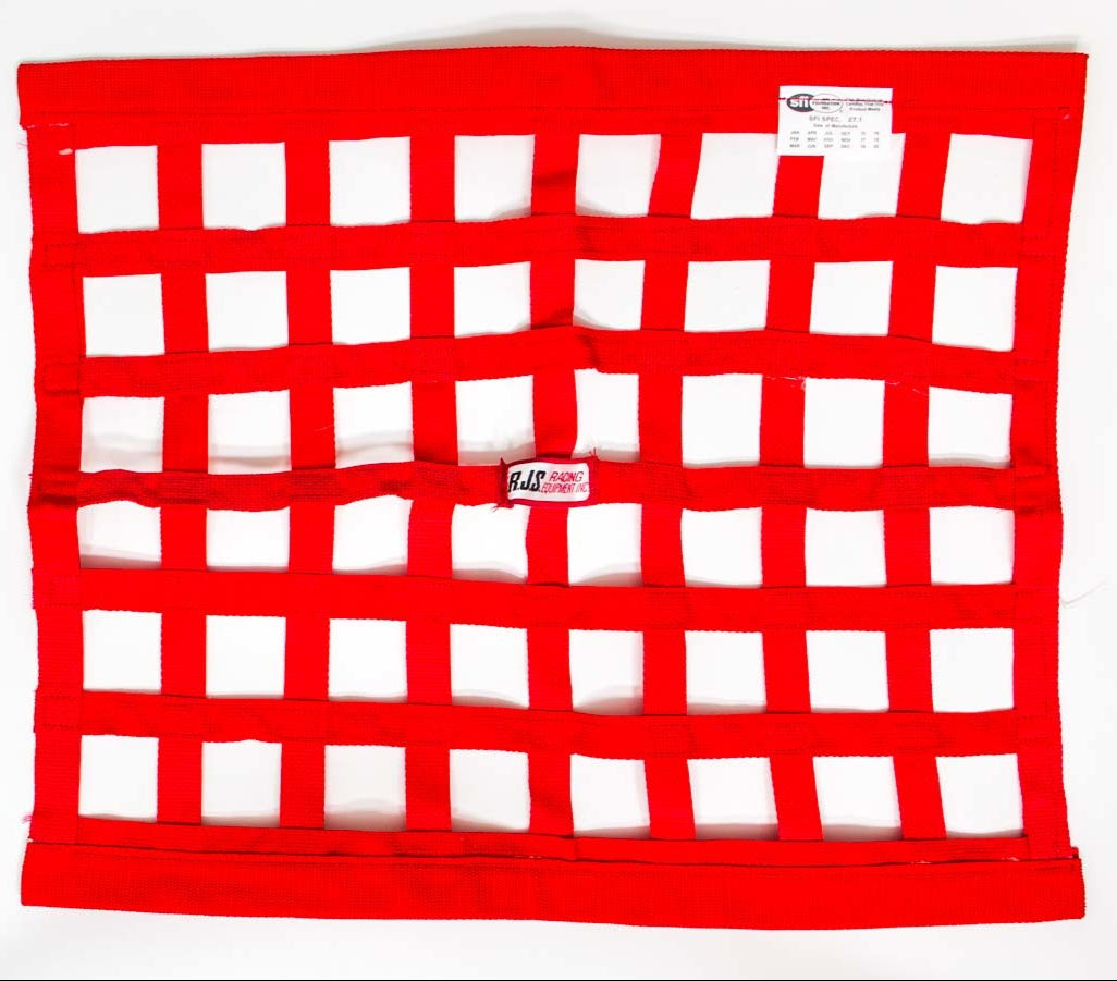 RJS Rectangular Window Net (Red)