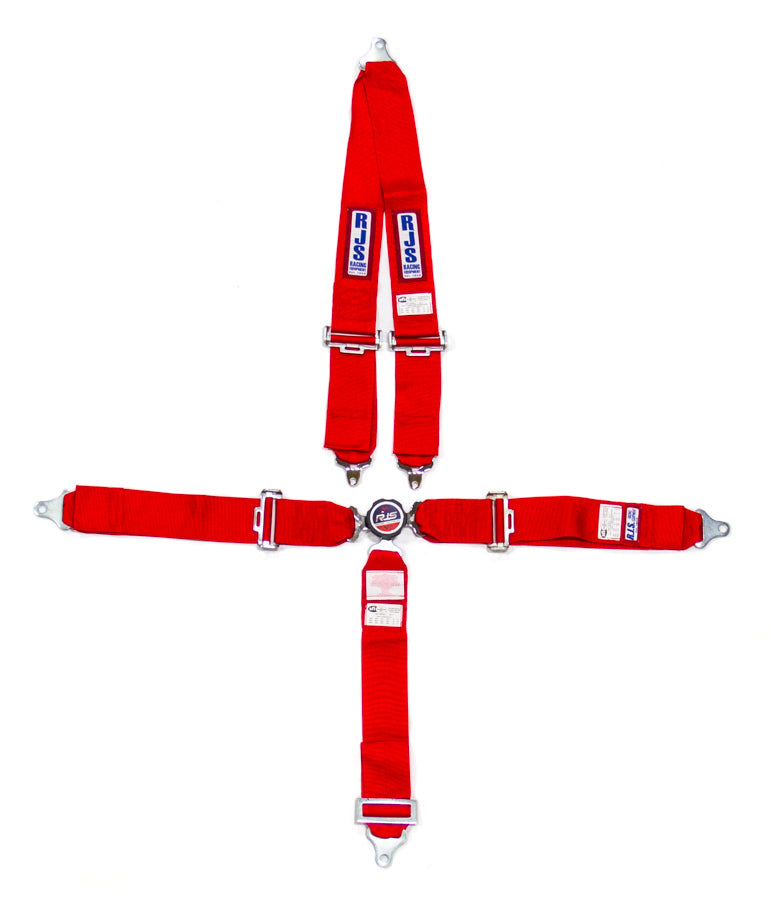 RJS 5-Point Quick-Release Camlock Harness 3" Sub (Red)