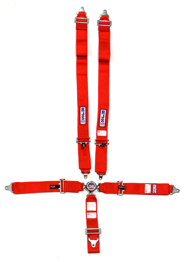 RJS 5-Point Quick-Release Camlock Harness 3" Sub (Red)