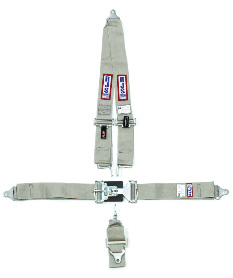 RJS 5-Point Roll Bar Mount Harness 3" Sub (Gray)