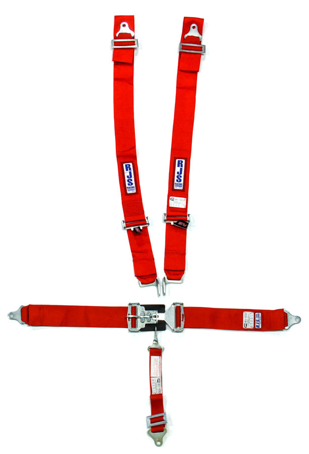 RJS 5-Point Individual Shoulder Mount Harness 2" Sub (Red)