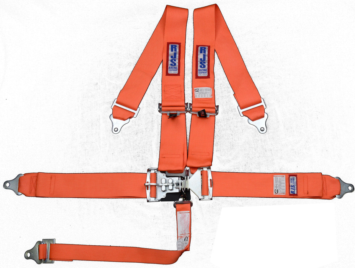 RJS 5-Point Individual Shoulder Mount Harness 2" Sub (Orange)