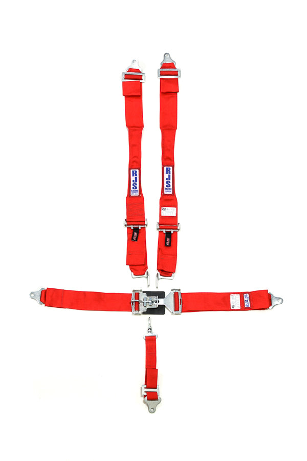 RJS 5-Point HANS-Compatible Harness (Red)
