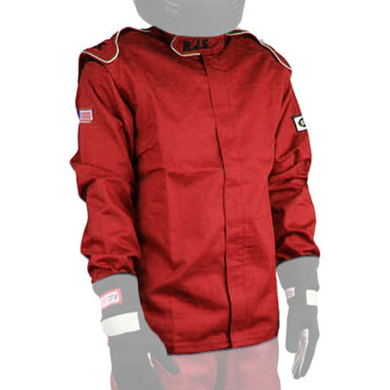 RJS Elite Series 1-Layer Driving Jacket SFI-1 (Red)