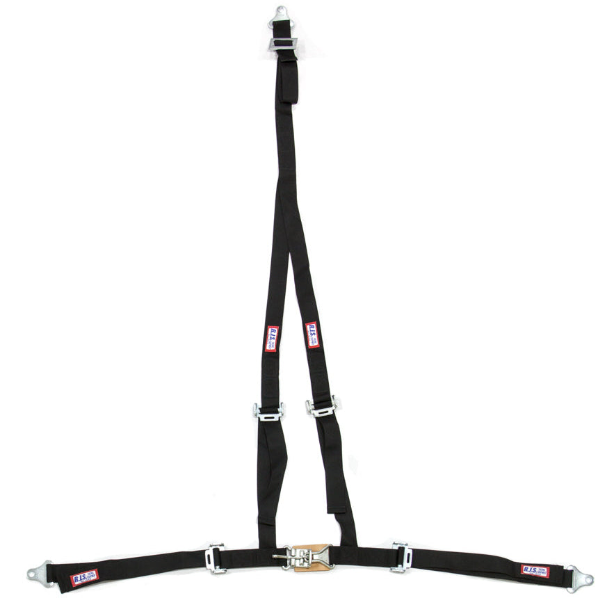 RJS Buggy Belt Harness V-Type (Black)