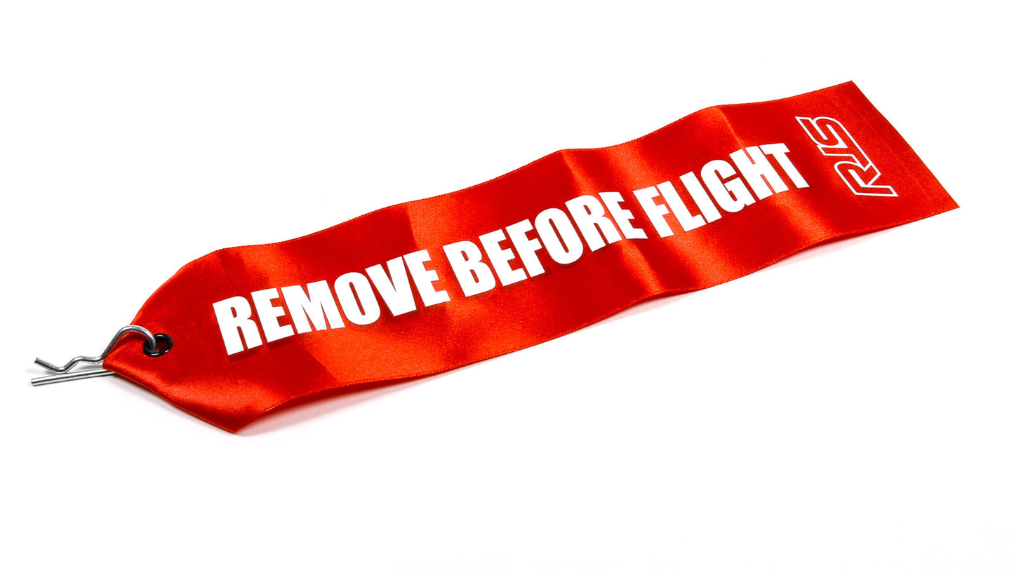 Drag Car Parachute Flag Remove Before Flight