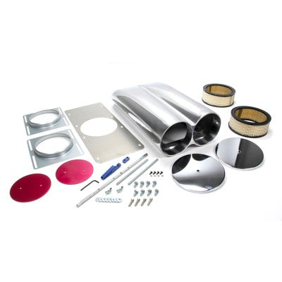 Racing Power Polished Aluminum Hood Scoop R5236