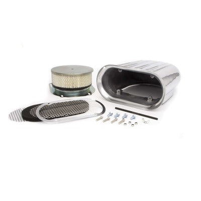 Racing Power Finned Aluminum Scoop Polish w/Element R5246