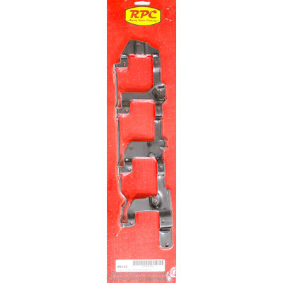 Racing Power LS Coil Mounting Bracket Pair Black Steel R6143