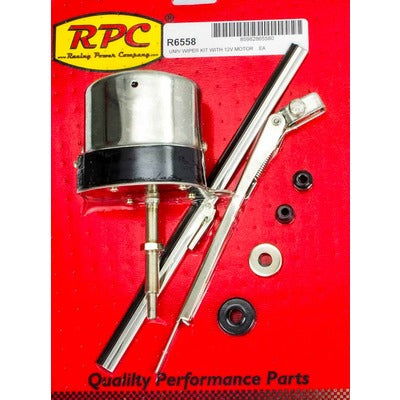 Racing Power 12v S/S Wiper Motor w/Arm & Blade R6558