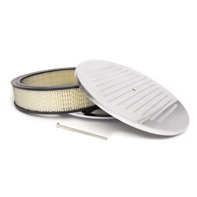 Racing Power 14x3 Aluminum Round Milled Flat Base A/C R6802