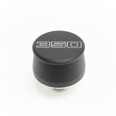 Racing Power Valve Cover Breather 350 Logo Black R8208