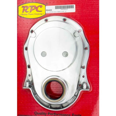 Racing Power BBC Aluminum Timing Chain Cover Polished R8422