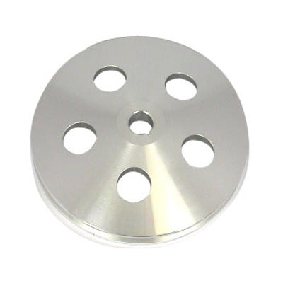Racing Power Polished Aluminum GM 1V Power Steering Pulley R8848POL