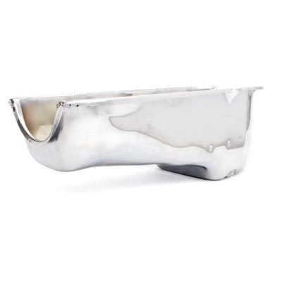 Racing Power 55-79 SBC Steel Stock Oil Pan Chrome R9005