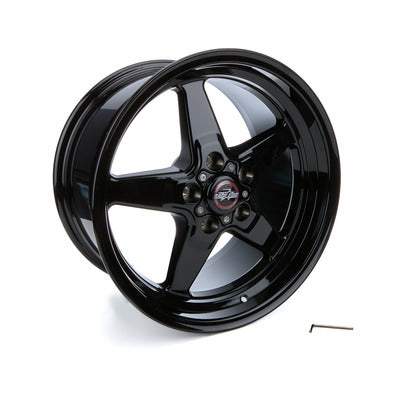 Race Star 92 Drag Star Bracket Racer Gloss Black 17x9.5 92-795452B