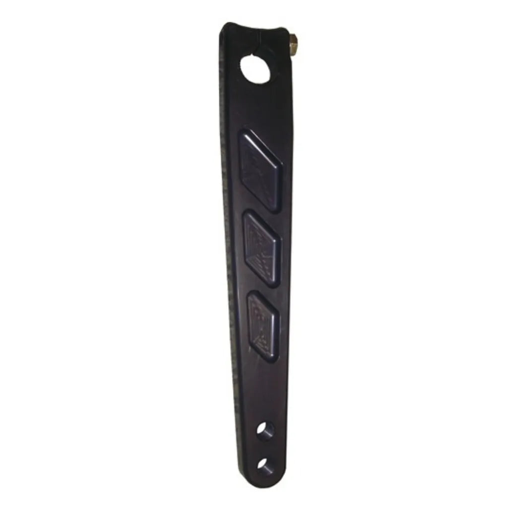Triple X Aluminum Pitman Arm LW Angle Broached Black