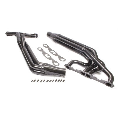 Schoenfeld Dirt Late Model Header 3 Step