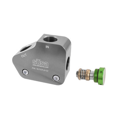 Setrab Billet Aluminum Oil Cooler Adapter GM LS Engines 18-TOTLS-22