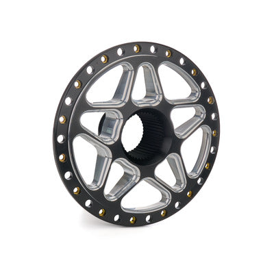 Sander Engineering Wheel Center Sprint 24 Spline Black S15-7060BM-24