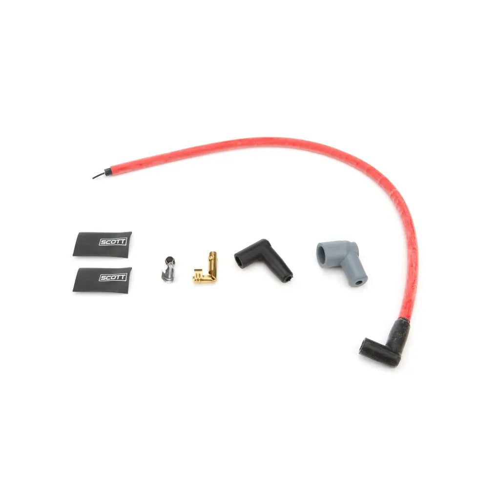 Scott Performance SBC Spark Plug Wire Set 90-Degree - Red CH-435-2