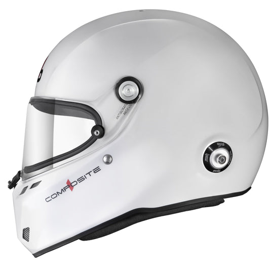 Stilo ST6 FN Helmet SA2025/FIA (Left Side, White)