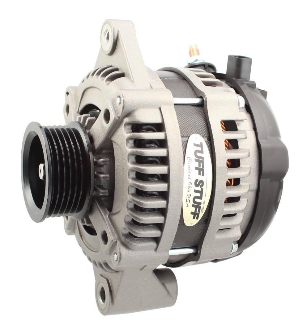 Tuff-Stuff 225 MAX AMP Alternator 6-Groove 1-Wire Cast 8319FC6G1W