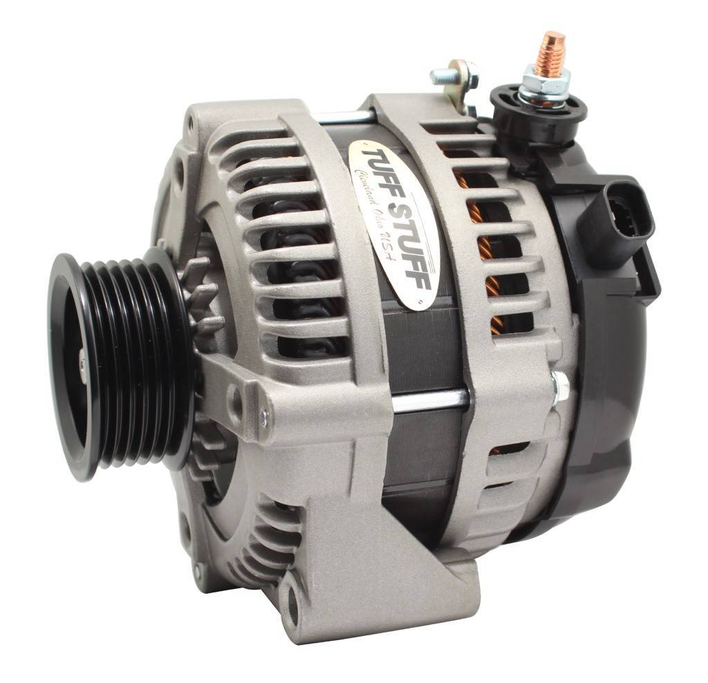 Tuff-Stuff 225 MAX AMP Alternator 6-Groove 1-Wire Cast 8320FC6G1W