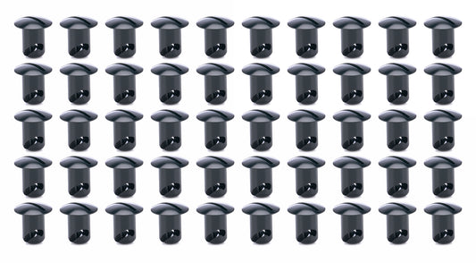 Ti22 Oval Head Buttons 0.450" Long Black (50 pk) TIP8132-50