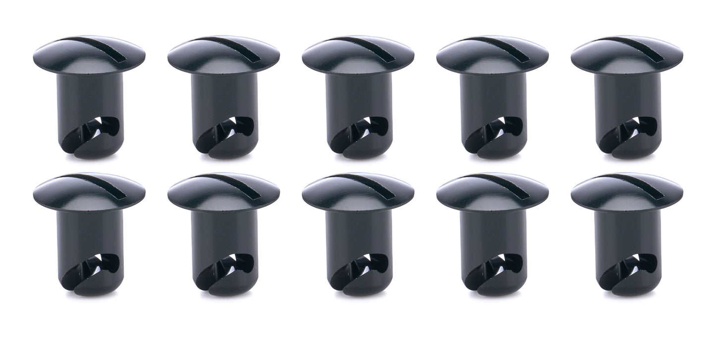 Ti22 Oval Head Buttons 0.450" Long Black (10 pk) TIP8132
