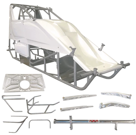 Triple -X Sprint Car Chassis Racer Kit 87" X Wedge