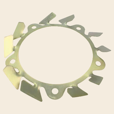 Ultra Cool Brake Fan - LH Aluminum Wide 5 ALMBFW5L
